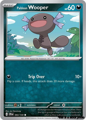 Normal Paldean Wooper [093/159 Near Mint ]