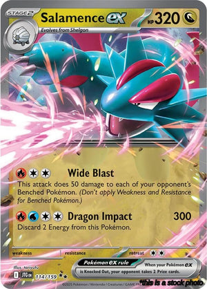 114/159 Salamence ex Double Rare Holofoil
