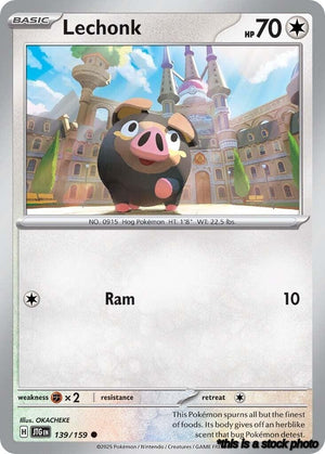 Normal Lechonk [139/159 Near Mint ]
