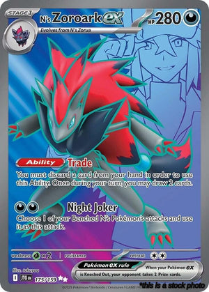 Holofoil N's Zoroark ex - 175/159 [175/159 Lightly Played ]
