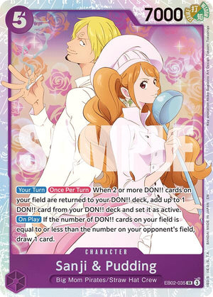 Sanji & Pudding [EB02-035] Extra Booster: Anime 25th Collection