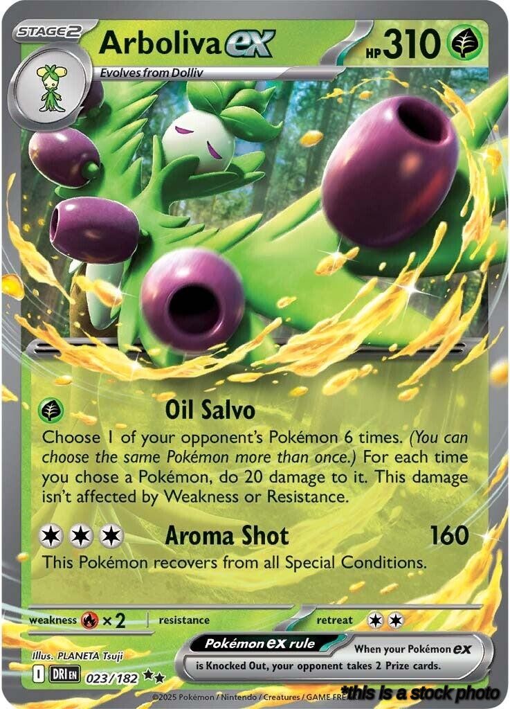 Holofoil Arboliva ex [023/182 Lightly Played ]