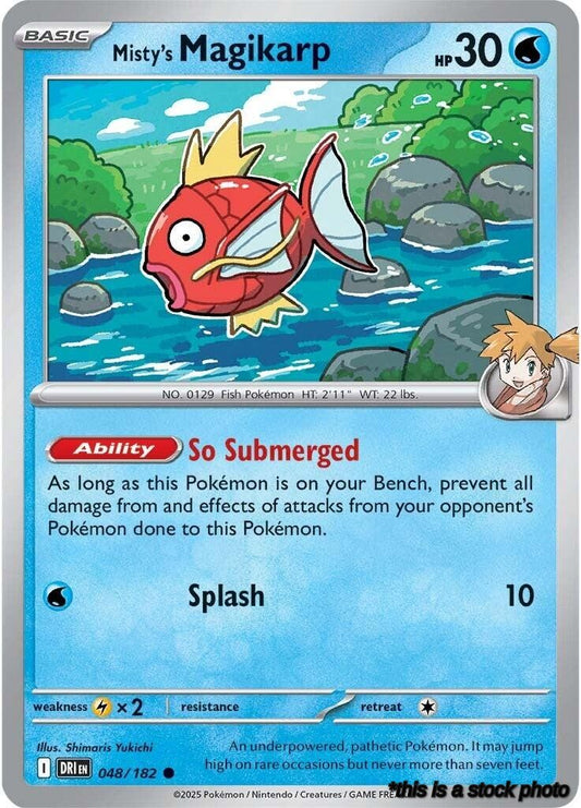 Common Misty's Magikarp [048/182 Near Mint ]