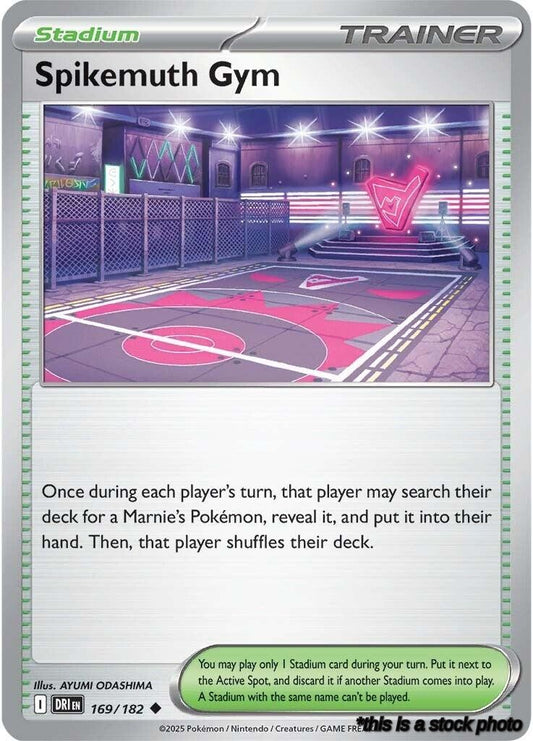 Uncommon Spikemuth Gym [169/182 Near Mint ]