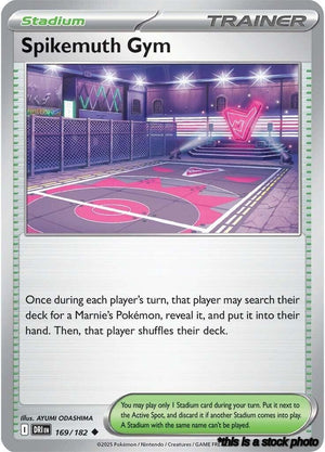 Uncommon Spikemuth Gym [169/182 Near Mint ]
