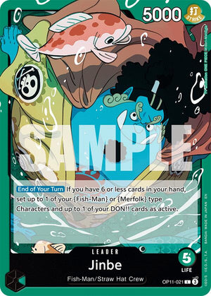 Jinbe (021) [OP11-021] A Fist of Divine Speed