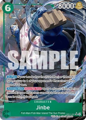 OP11-031 Jinbe (031) (Alternate Art) Super Rare
