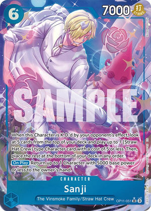 Sanji (Alternate Art) [OP11-051] A Fist of Divine Speed