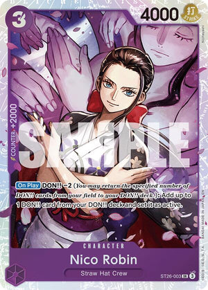 Nico Robin [ST26-003] Starter Deck 26: PURPLE/BLACK Monkey.D.Luffy
