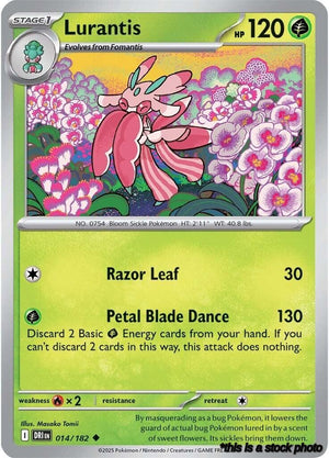 Uncommon Lurantis [014/182 Near Mint ]