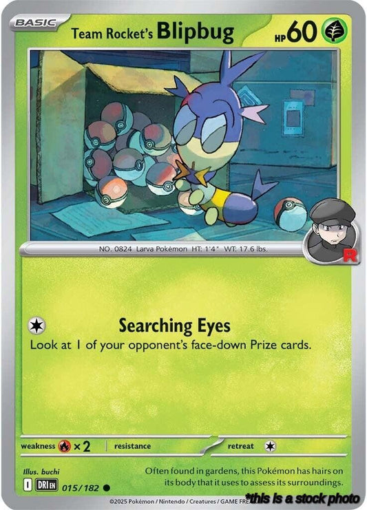 015/182 Team Rocket's Blipbug Common Normal