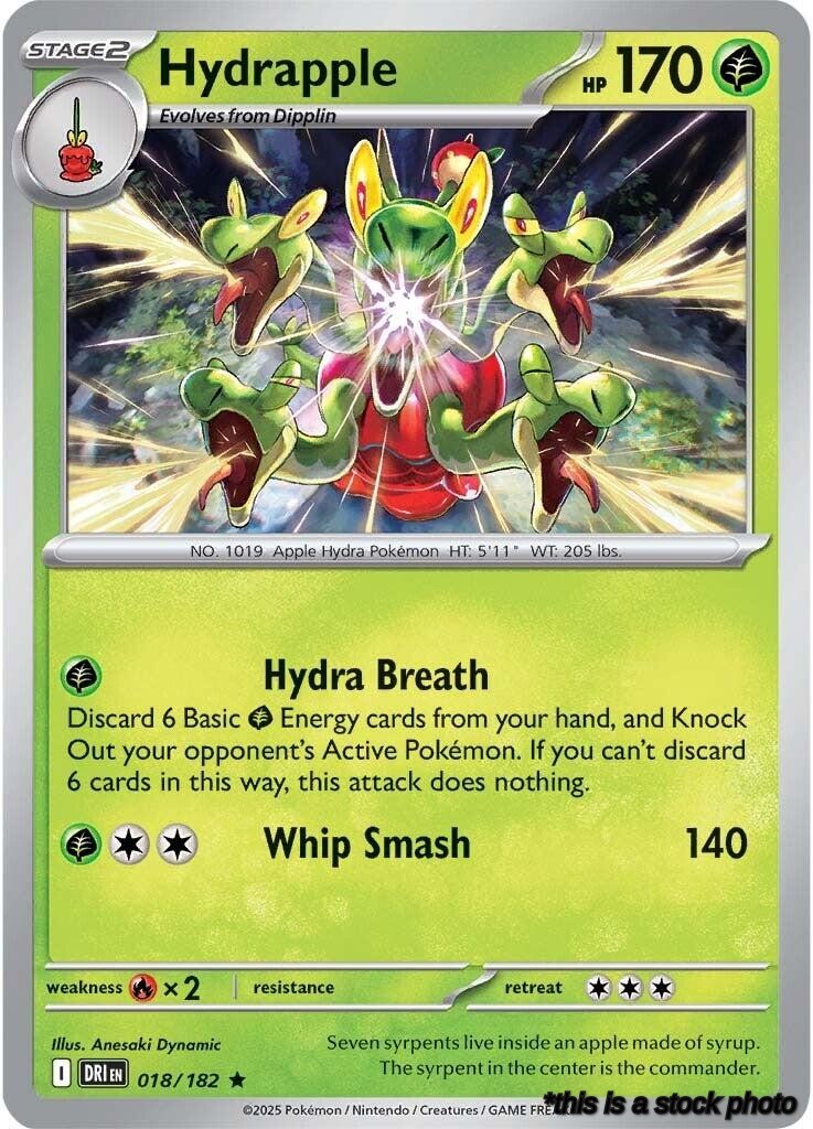 Rare Hydrapple - 018/182 [018/182 Near Mint ]