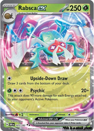 Double Rare Rabsca ex [025/182 Near Mint ]