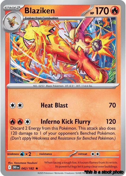 Rare Blaziken - 042/182 [042/182 Near Mint ]