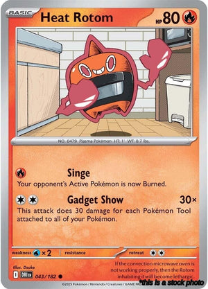 Common Heat Rotom [043/182 Near Mint ]