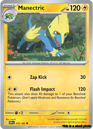 Uncommon Manectric [076/182 Near Mint ]