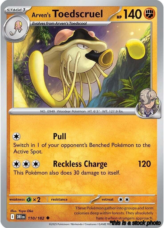 Uncommon Arven's Toedscruel [110/182 Near Mint ]