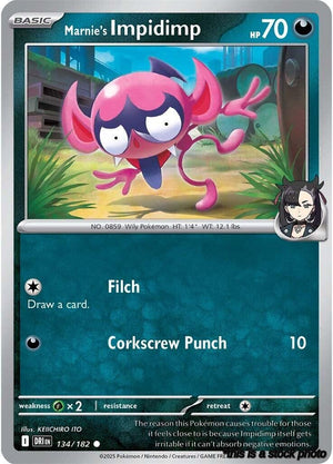 Normal Marnie's Impidimp [134/182 Near Mint ]