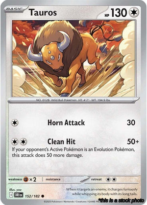 Normal Tauros [152/182 Near Mint ]