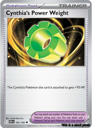 Uncommon Cynthia's Power Weight [162/182 Near Mint ]