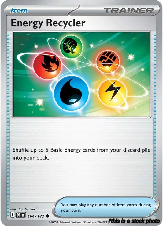 Uncommon Energy Recycler [164/182 Near Mint ]