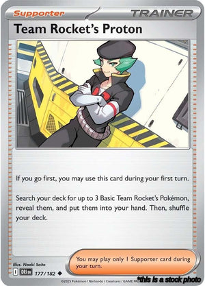 Uncommon Team Rocket's Proton - 177/182 [177/182 Near Mint ]