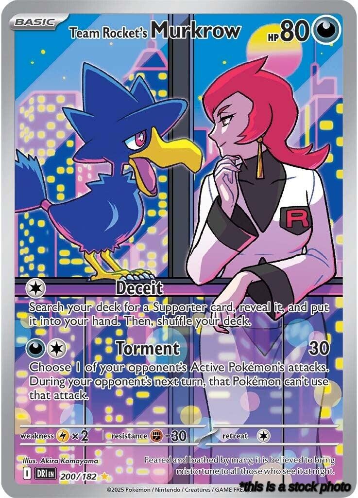 Team Rocket's Murkrow - 200/182