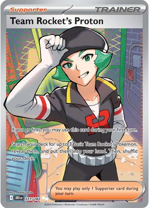 Ultra Rare Team Rocket's Proton - 227/182 [227/182 Near Mint ]