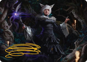 Y'shtola, Night's Blessed Art Card (21) (Gold-Stamped Signature) [ASFIN - 21]