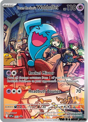 Holofoil Team Rocket's Wobbuffet [203 Near Mint ]