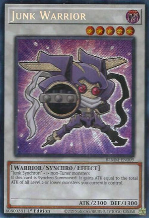 1st Edition Junk Warrior [BLMM-EN009 Near Mint] Secret Rare