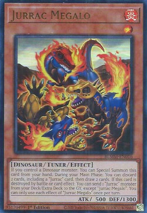 1st Edition Jurrac Megalo [BLMM-EN016 Near Mint] Ultra Rare