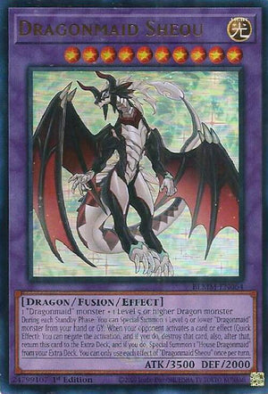 1st Edition Dragonmaid Sheou [BLMM-EN064 Near Mint] Ultra Rare