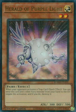 1st Edition Herald of Purple Light [BLMM-EN101 Near Mint] Ultra Rare