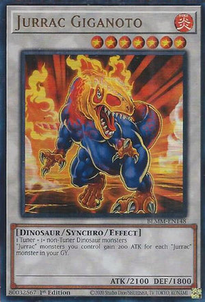1st Edition Jurrac Giganoto [BLMM-EN148 Near Mint] Ultra Rare