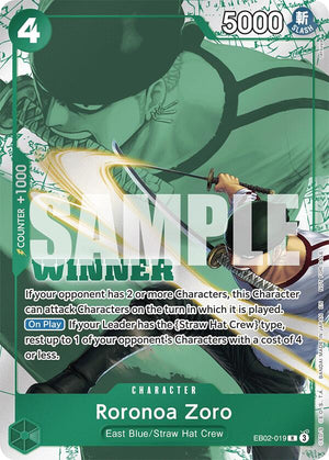 Roronoa Zoro (Winner Pack 2025 Vol. 3) [EB02-019] One Piece Promotion Cards