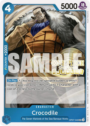 Crocodile (Judge Pack Vol. 6) [OP07-040] One Piece Promotion Cards