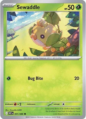 Common Sewaddle [001/086 Near Mint ]