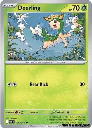 Common Deerling [006/086 Near Mint ]