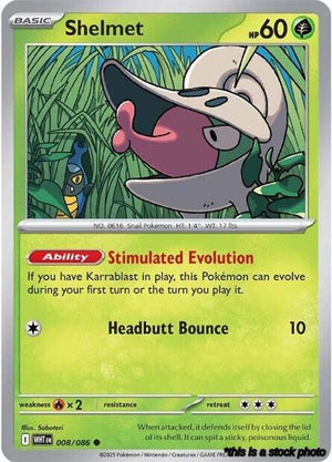 Common Shelmet [008/086 Near Mint ]