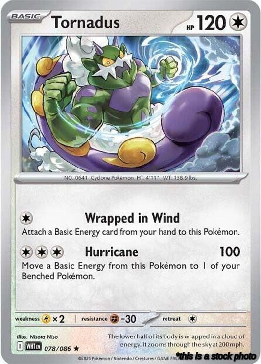 Holofoil Tornadus [078/086 Near Mint ]