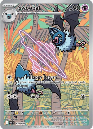 Illustration Rare Swoobat - 120/086 [120/086 Near Mint ]