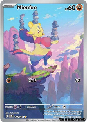 Illustration Rare Mienfoo - 133/086 [133/086 Near Mint ]