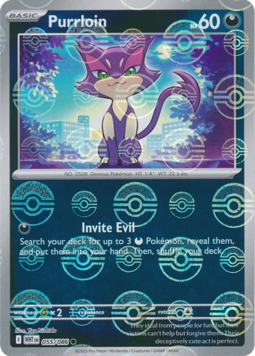 Purrloin (Poke Ball Pattern)