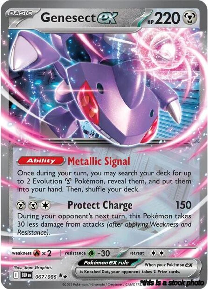 Holofoil Genesect ex [067/086 Lightly Played ]