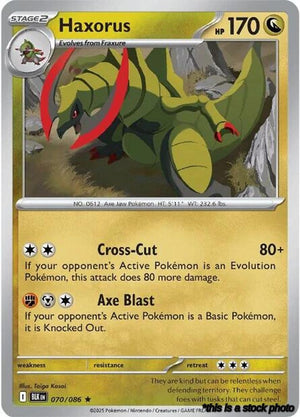 Holofoil Haxorus [070/086 Near Mint ]