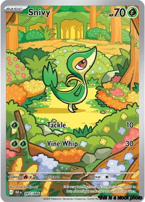 Illustration Rare Snivy [087/086 Near Mint ]