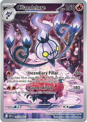 Illustration Rare Chandelure - 103/086 [103/086 Near Mint ]