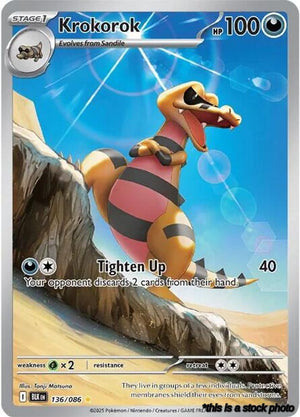 Holofoil Krokorok - 136/086 [136/086 Near Mint ]