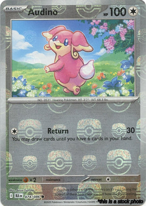 Holofoil Audino - 074/086 (Master Ball Pattern) [074/086 Near Mint ]